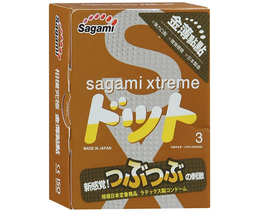 Sagami Xtreme Feel Up презервативы латексные, 3 шт