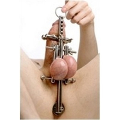 Stainless steel xtreme 4 in 1 Chastity device