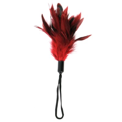 Solleticatore con piumeSportsheets - Pleasure Feather Red