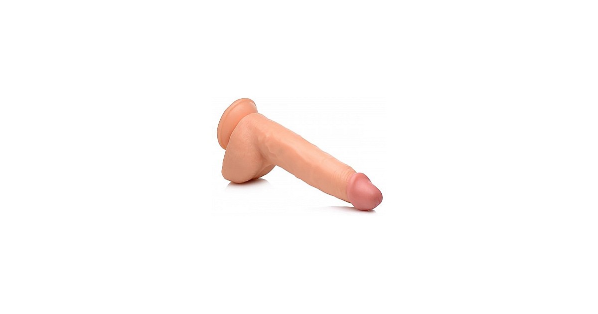 falli realistici-Beefy Brad Dildo con Palle Chiaro-LaChatte.it