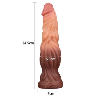 Dildo 9,5 Dual layered Platinum Silicone