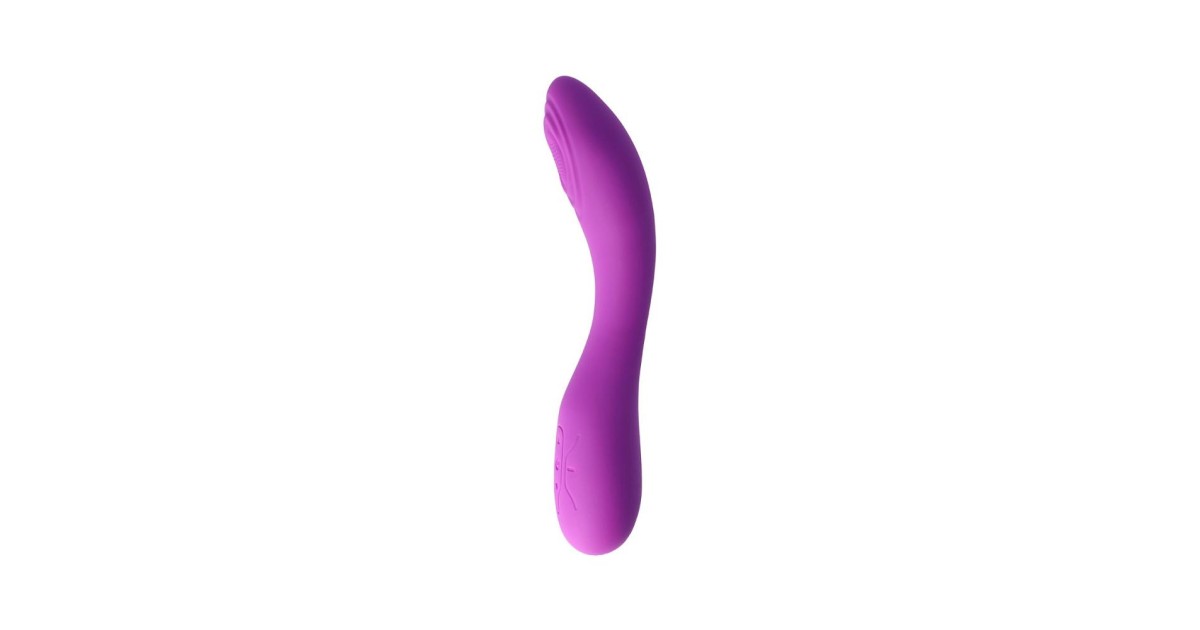 vibratori punto G-Vibratore Tapping V8 - Viola-LaChatte.it