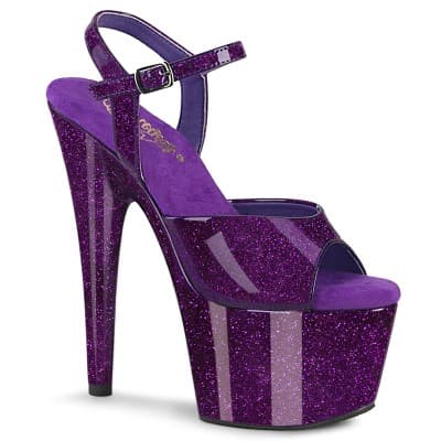 ADORE 709 Viola Melanzana Glitterato