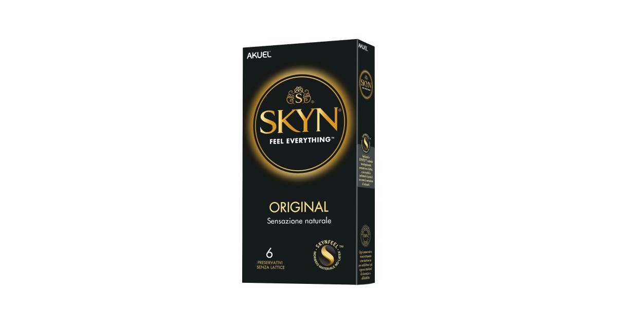 preservativi ipoallergenici-Akuel - Skyn Original - 10 preservativi senza lattice-LaChatte.it