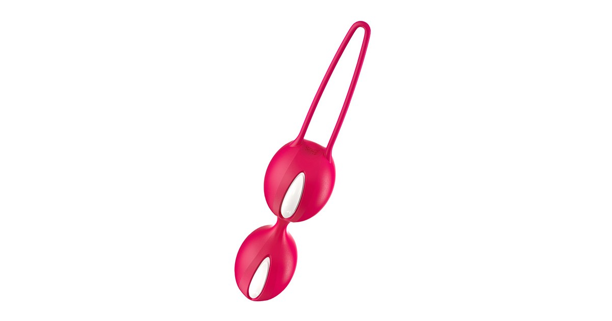 palline e coni vaginali-Palline vaginali per esercizi di Kegel  Smartballs Teneo DUO India Red 76 grammi-LaChatte.it