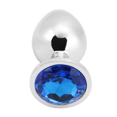 Rosebud Anal Plug L Dark Blue