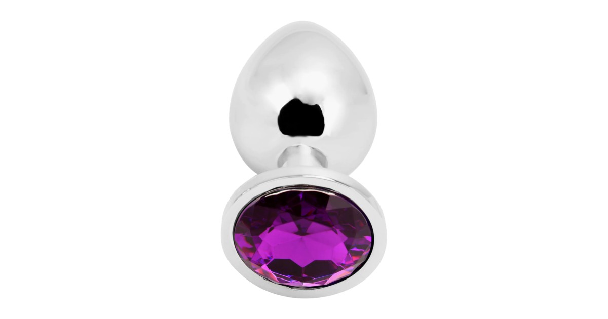 anal bijoux-Rosebud Anal Plug L Dark Violet-LaChatte.it