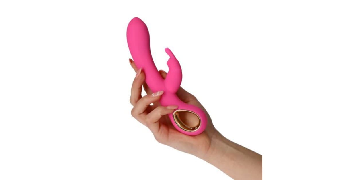 vibratori rabbit-Rabbit grip hot pink-LaChatte.it