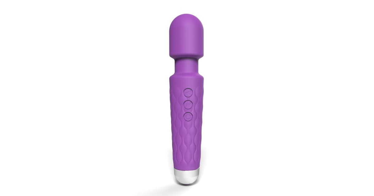 massaggiatori magic wand-Loving Joy 20 Function Wand Vibrator Purple-LaChatte.it