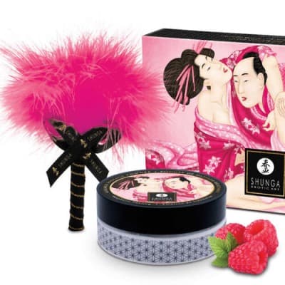 Shunga - Sensual Powder talco commestibile al lampone 75 grammi