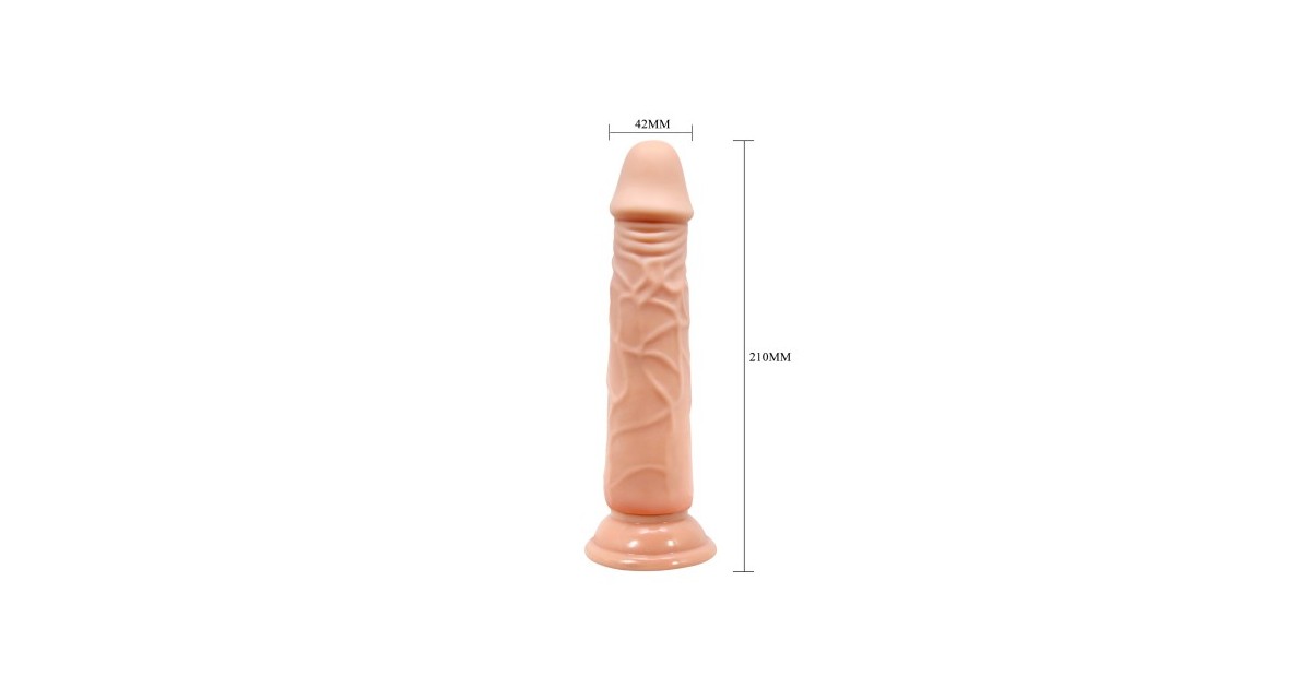 falli realistici-Barbara Calvin 7,8 " Dildo with Suction Cup-LaChatte.it