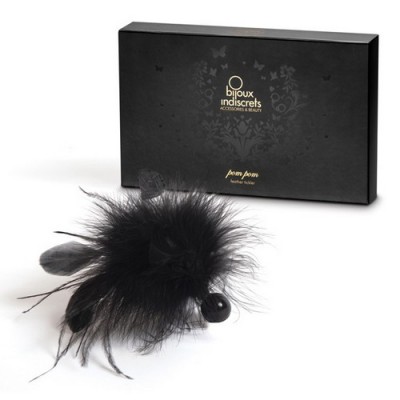 Piumino solletico Bijoux Indiscrets - Pom Pom Feather Tickler