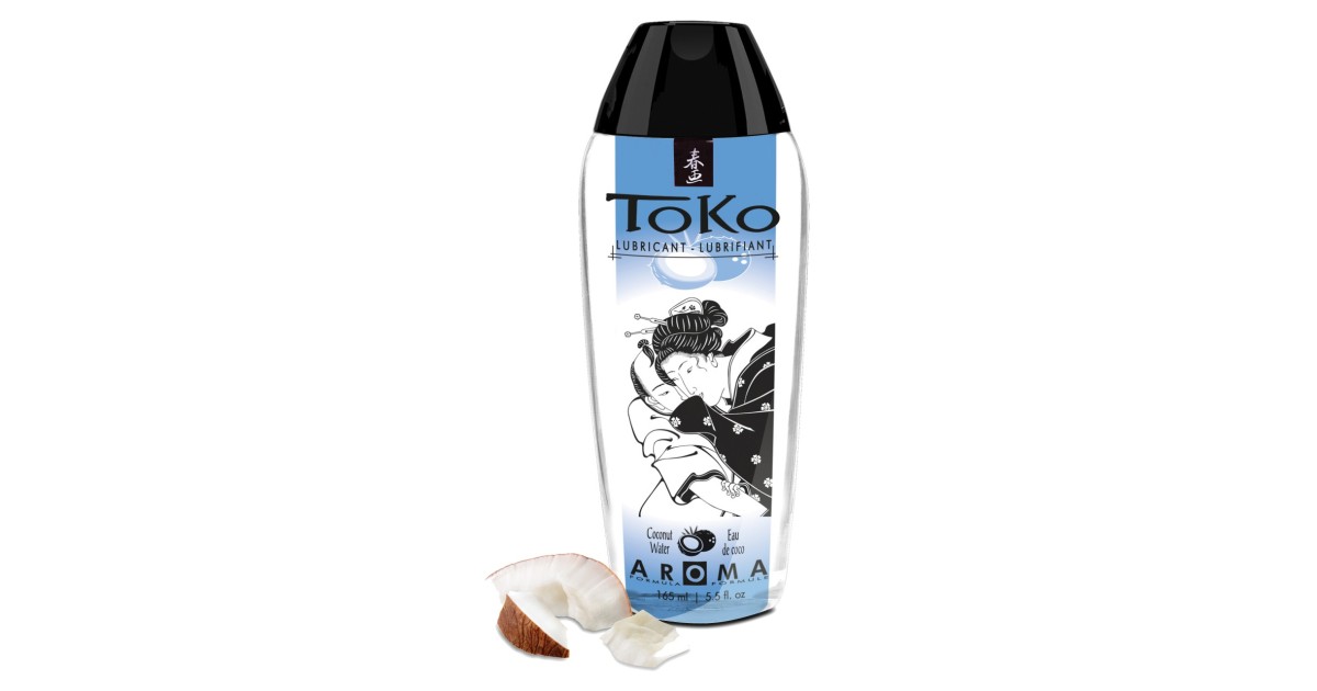  aromatizzati-Lubrificante a base acquosa Shunga Toko Aroma gusto cocco 165 ml-LaChatte.it