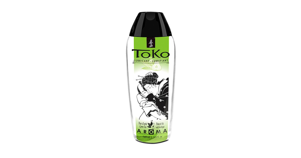  aromatizzati-Lubrificante a base acquosa Shunga Toko Aroma gusto tè verde e pera 165 ml-LaChatte.it