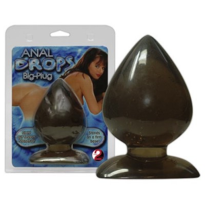 Plug in PVC Anal Drops Big Lunghezza 13 cm Diametro min 2,5 cm max 7,5 cm