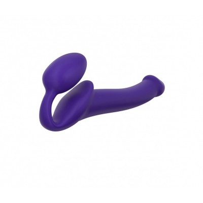 strapless strapon flessibile Strap-on me Silicone Bendable Strap-On viola - M