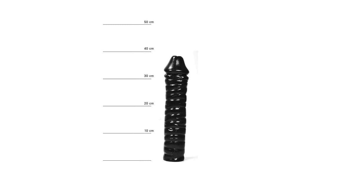 toys extralarge-Dildo AB51 in PVC Plastisol 38 cm x 8,5 cm-LaChatte.it