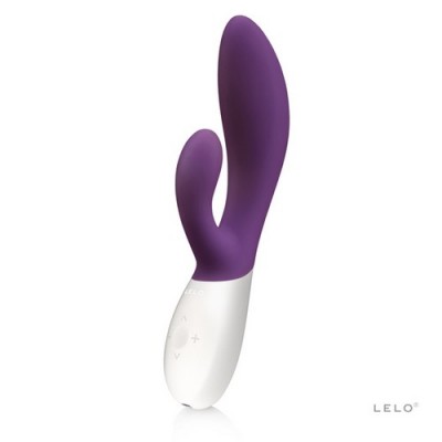 Lelo - Ina Wave Vibratore rabbit viola in silicone ricaricabile e oscillante