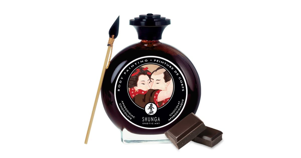 bodypainting commestibile-Shunga - Bodypainting gusto cioccolato 100 ml-LaChatte.it