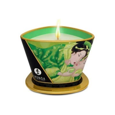 Shunga - Candela massaggio aroma the verde 170 ml