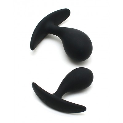 Set 2 Stimolatori Prostata in Silicone - Nero