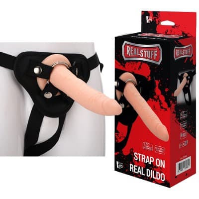 Strap On Realistico con Dildo in Silicone 20 cm Diametro 4 cm