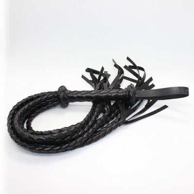 Frustino Intrecciato Nero Braid Flogger 75 cm