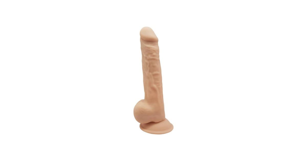 falli realistici-Dildo realistico in silicone dual density silexpan 24 cm-LaChatte.it