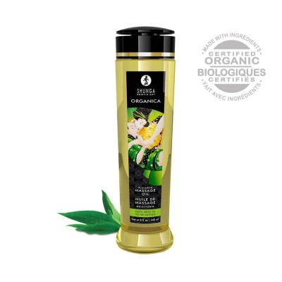 Olio massaggi baciabile ORGANICA Exotic Green Tea 240ml