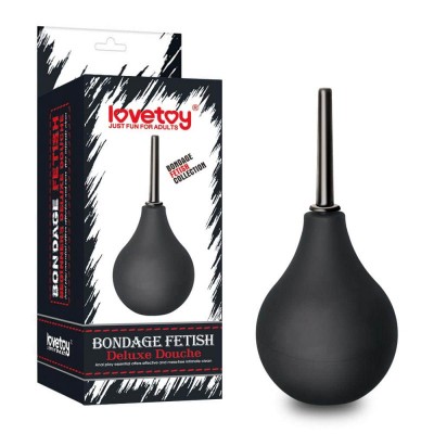 Doccia Anale in TPR Bondage Fetish Deluxe Douche Black