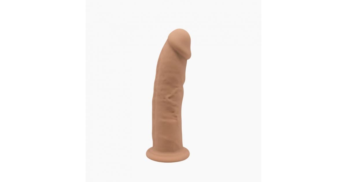 falli realistici-Premium Slicone Dildo Caramel 15 cm-LaChatte.it