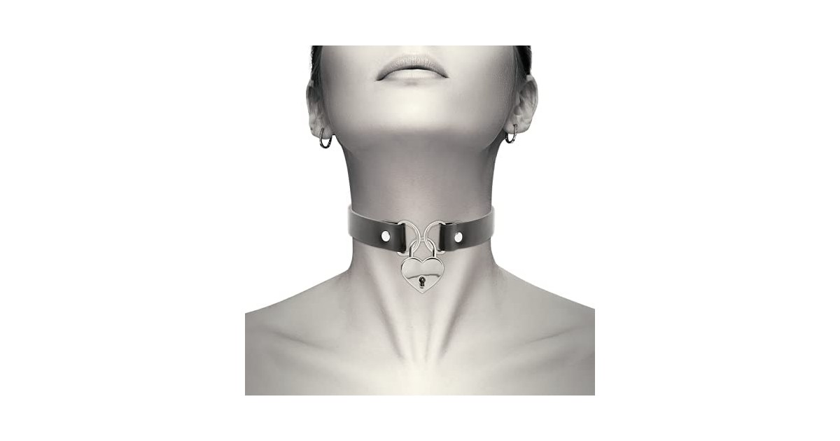 bijoux - collari manette accessori per il corpo eleganti-Handcrafted Choker Lucchetto-LaChatte.it