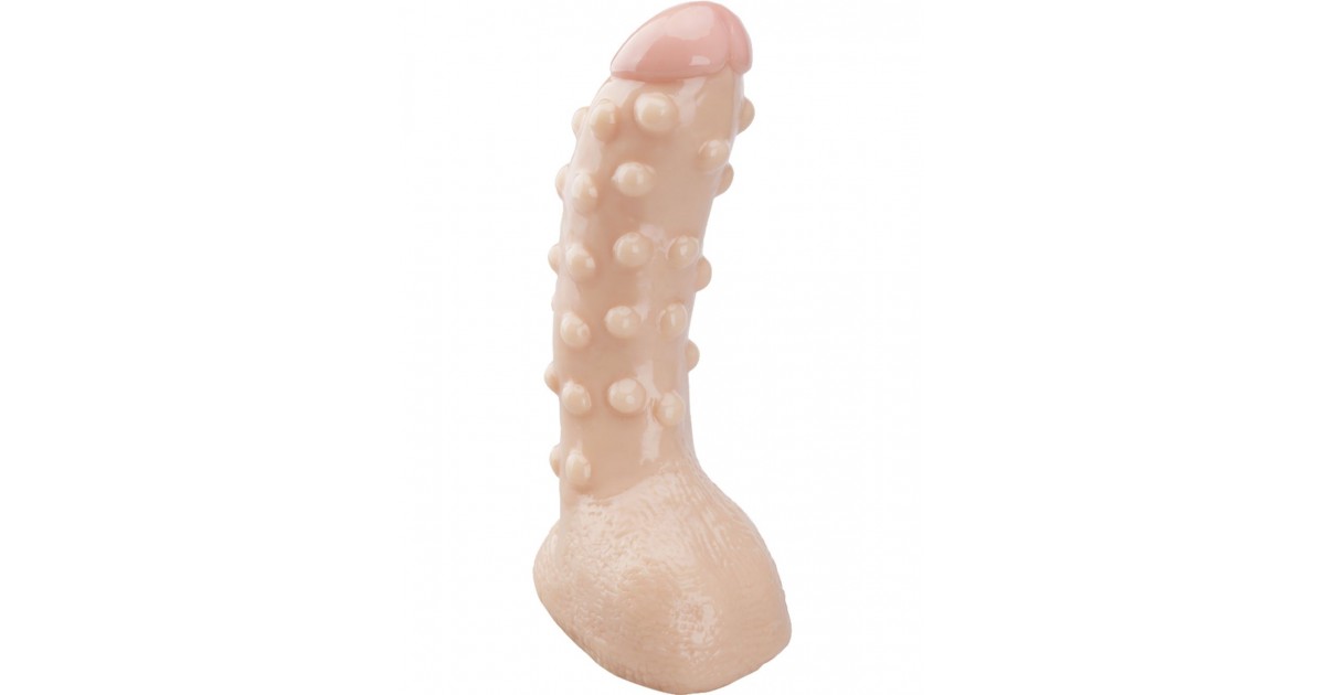 falli manuali-PVC Dildo 9" flesh-LaChatte.it