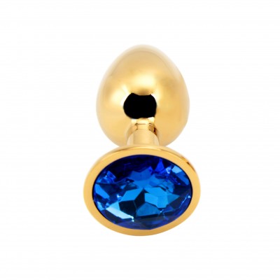 Rosebud Anal Plug Gold S Blue