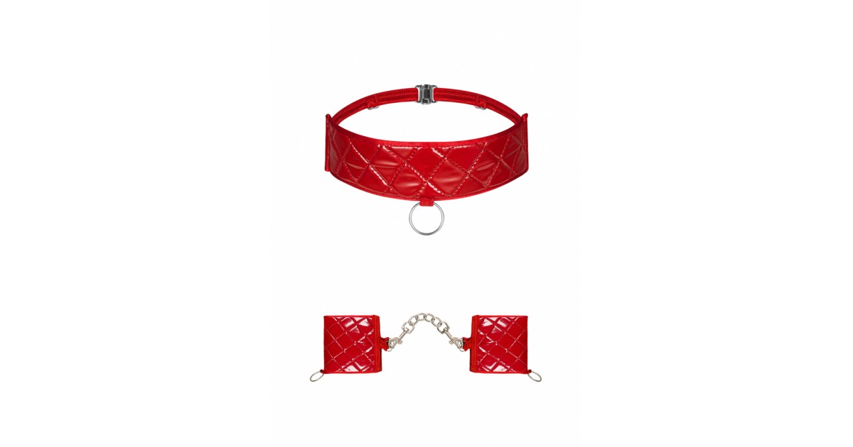 bijoux - collari manette accessori per il corpo eleganti-Hunteria Set Manette e Collare-LaChatte.it