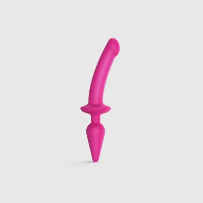 Switch Plug-in Semi-Realistic Dildo Fucsia - L