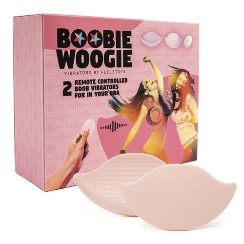 sex toys con telecomando wireless-Boobie Woogie Remote Controlled Boob Vibrators-LaChatte.it