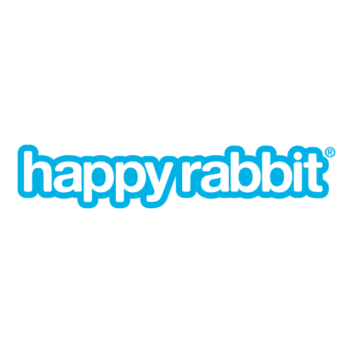  vibranti-Happy Rabbits Anello per il Pene Vibrante Nero-LaChatte.it