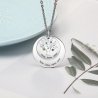 Necklace Woman Personalized Tree Of Life 5 Names V6 Silver Color 4