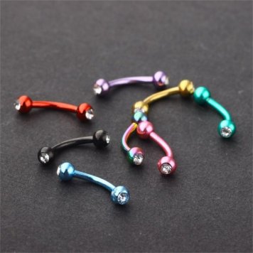 BOBIJOO Jewelry - Setto Naso Finto Piercing 5 Colori da scegliere