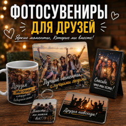Фотосувениры для друзей