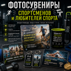 Фотосувениры для спортменов и любителей спорта