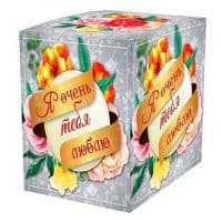 Подарочная коробка для кружки "ОЧЕНЬ ТЕБЯ ЛЮБЛЮ"