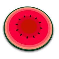 Доска для резки стеклянная круглая d=20см