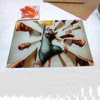 Доска для резки стеклянная прямоугольная 30*39 см