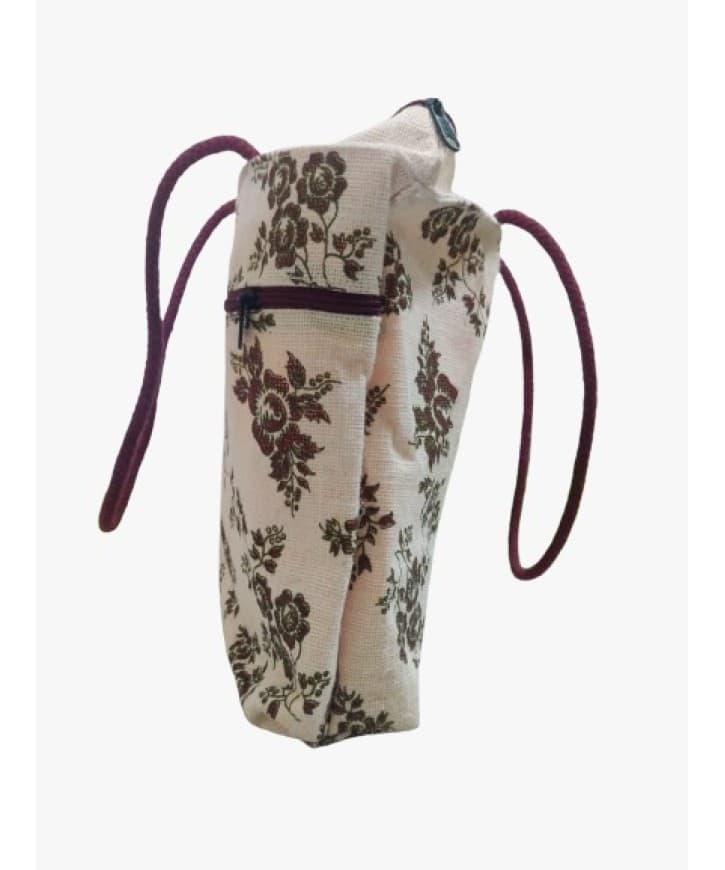 Jute Sling Bag With Kalamkari Design