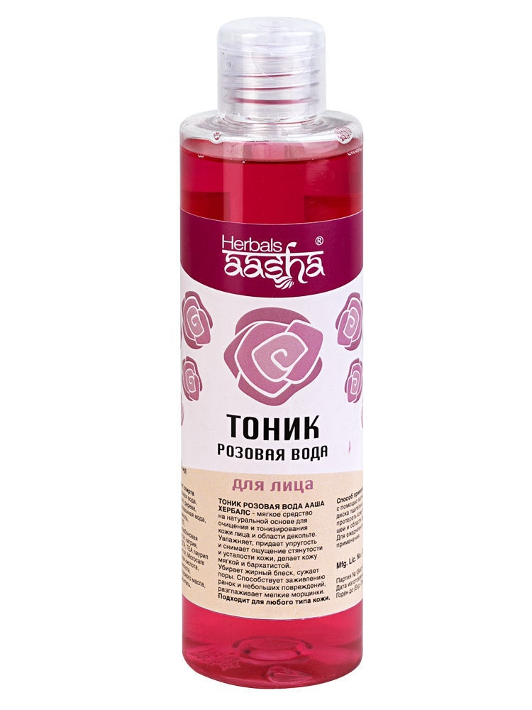 Тоник Ааша "Розовая вода", 200 мл