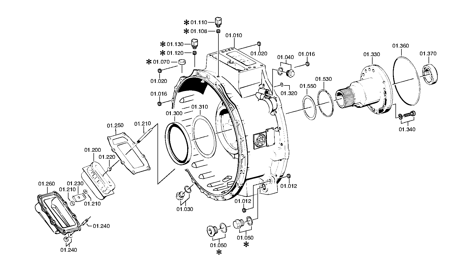 drawing for ZF Countries 0070986576 - SPRING WASHER (figure 1)