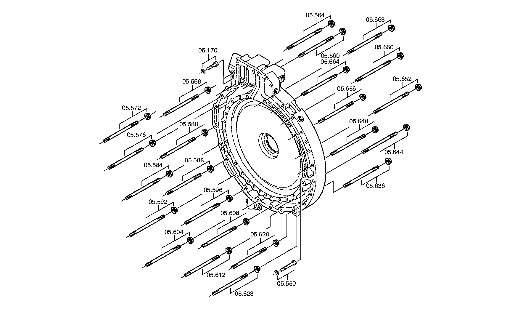 drawing for DAIMLER AG A0002570066 - PRESSURE TUBE (figure 3)