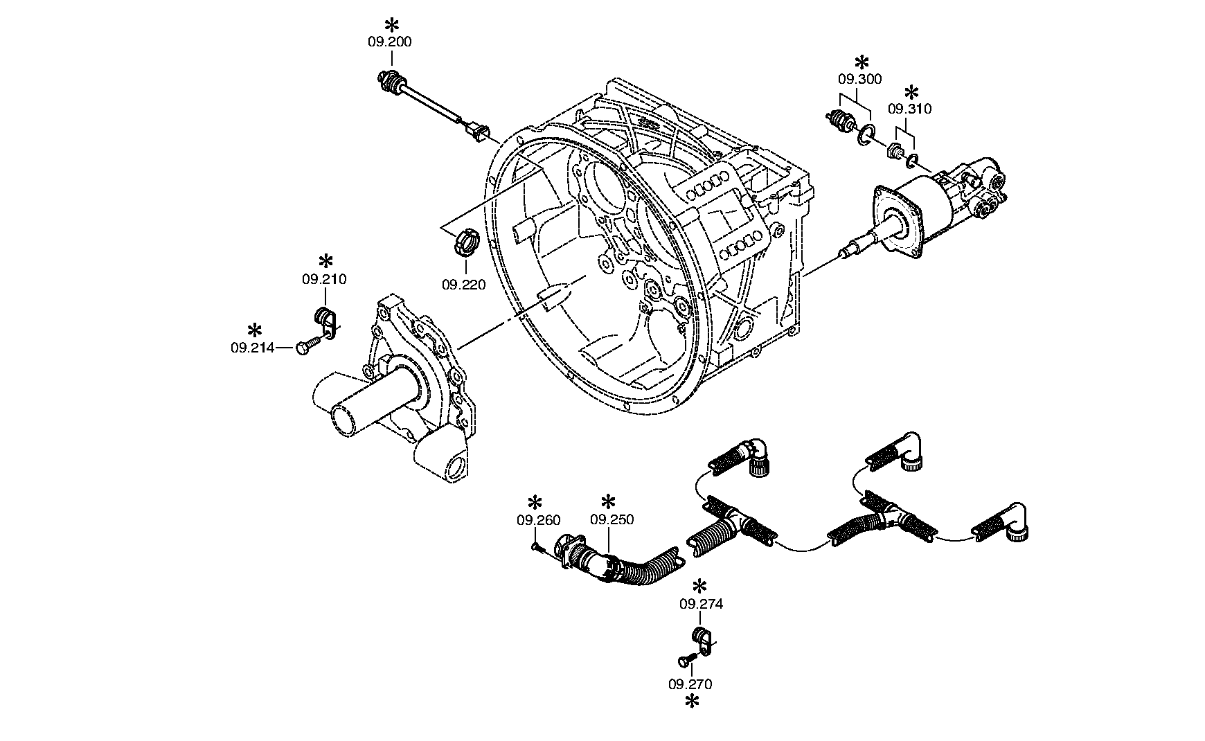 drawing for DAF 1601332 - PRESSURE SWITCH (figure 1)